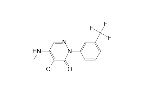 3(2H)-Pyridazinone, 4-chloro-5-(methylamino)-2-[3-(trifluoromethyl)phenyl]-