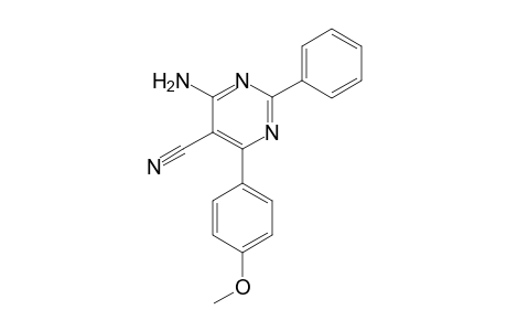 4-AMINO-6-(4'-METHOXYPHENYL)-2-PHENYLPYRIMIDINE-5-CARBONITRILE