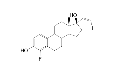 1(10),2,4-triene-4-Fluoro-(17.alpha.,Z) 17-(2-iodovinyl)estra-3,17-diol
