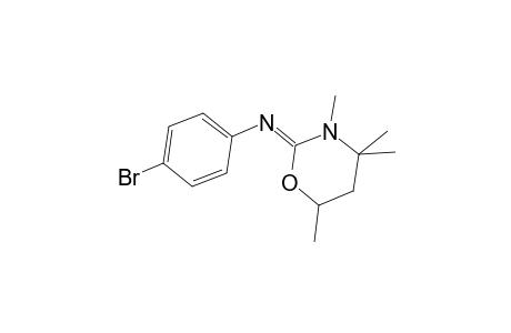 4-Bromo-N-[(2E)-3,4,4,6-tetramethyl-1,3-oxazinan-2-ylidene]aniline