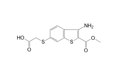 2-(3-amino-2-methoxycarbonyl-benzothiophen-6-yl)sulfanylacetic acid