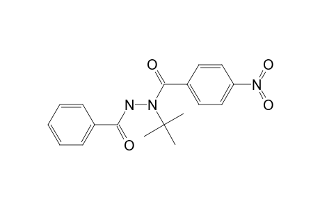 N-tert-butyl-4-nitro-N'-(phenylcarbonyl)benzohydrazide