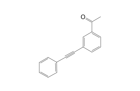 1-(3-(2-phenylethynyl)phenyl)ethanone