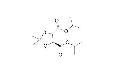 diisopropyl (4S,5S)-2,2-dimethyl-1,3-dioxolane-4,5-dicarboxylate