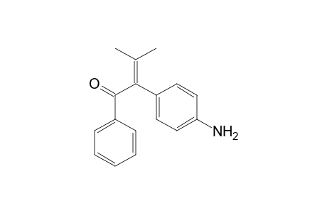 2-(4-aminophenyl)-3-methyl-1-phenylbut-2-en-1-one