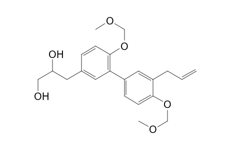 3-(3'-allyl-6,4'-di-methoxymethoxy-biphenyl-3-yl)-propane-1,2-diol