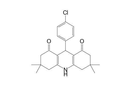 3,3,6,6-TETRAMETHYL-9-(4-CHLOROPHENYL)-1,2,3,4,5,6,7,8,9,10-DECAHYDROACRIDINE-1,8-DIONE