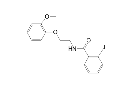 2-Iodo-N-[2-(2-methoxy-phenoxy)-ethyl]-benzamide
