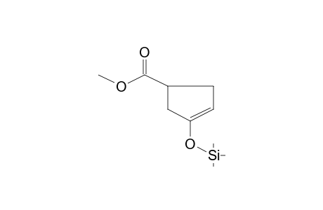 3-trimethylsilyloxy-1-cyclopent-3-enecarboxylic acid methyl ester