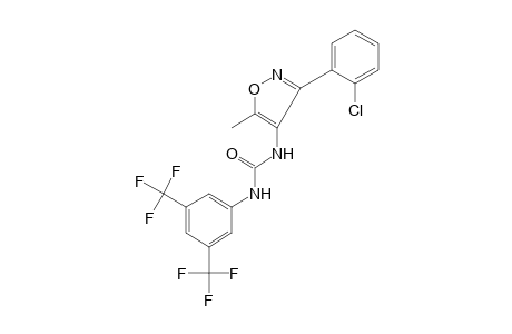 1-[3-(o-CHLOROPHENYL)-5-METHYL-4-ISOXAZOLYL]-3-(alpha,alpha,alpha,alpha',alpha',alpha'-HEXAFLUORO-3,5-XYLYL)UREA