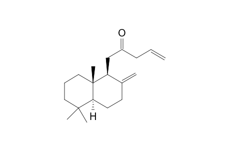 1-[(1S,4aS,8aS)-5,5,8a-trimethyl-2-methylidene-3,4,4a,6,7,8-hexahydro-1H-naphthalen-1-yl]pent-4-en-2-one