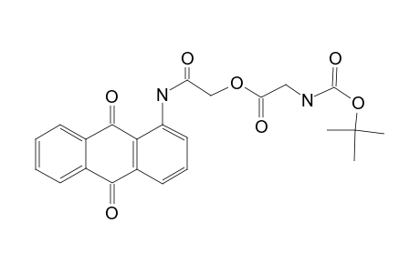 Tert-butoxycarbonylamino-acetic acid (9,10-dioxo-9,10-dihydro-anthracen-1-ylcarbamoyl)-methyl ester