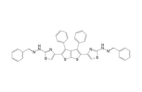 4,4'-(3,4-Diphenylthieno[2,3-b]thiophene-2,5-diyl)bis(2-(2-benzylidenehydrazinyl)thiazole)