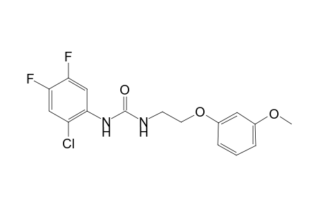 N-(2-Chloro-4,5-difluorophenyl)-N'-[2-(3-methoxyphenoxy)ethyl]urea