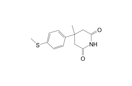 3-methyl-3-[p-(methylthio)phenyl]glutarimide