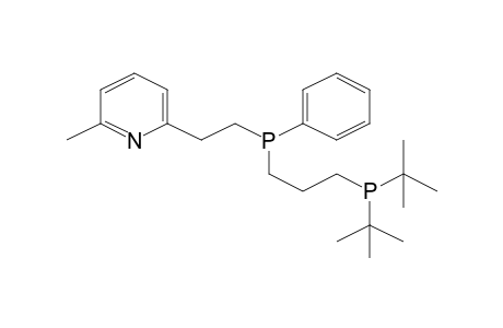 2-(2-[(3-[Di(tert-butyl)phosphino]propyl)(phenyl)phosphino]ethyl)-6-methylpyridine