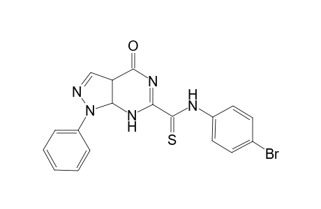 6-[N-(4-Bromophenyl)thiocarbamoyl]-1-phenylpyrazolo[3,4-d]-4-(1H)pyrimidinone