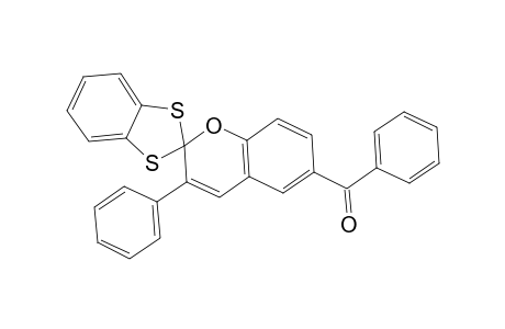 (2,3)Benzo(8,9)(3-benzoylbenzo)6-phenyl-1,4-dithio-10-O-spiro(4,5)dec-6-ene