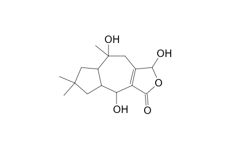 1,4,8-Trihydroxy-6,6,8-trimethyl-4,4a,5,6,7,7a,8,9-octahydroazuleno[5,6-c]furan-3(1H)-one