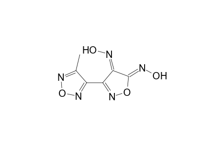 4,5-isoxazoledione, 3-(4-methyl-1,2,5-oxadiazol-3-yl)-, dioxime, (4E,5Z)-