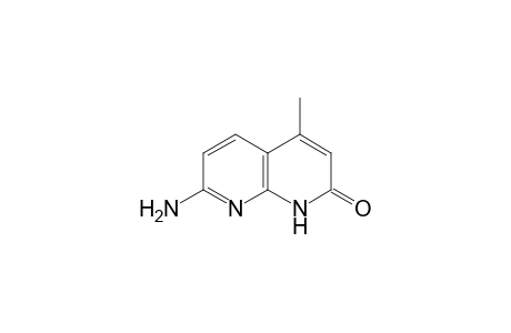 1,8-naphthyridin-2-ol, 7-amino-4-methyl-