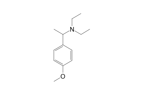 4-Methoxybenzylamine, N,N-diethyl-.alpha.-methyl-