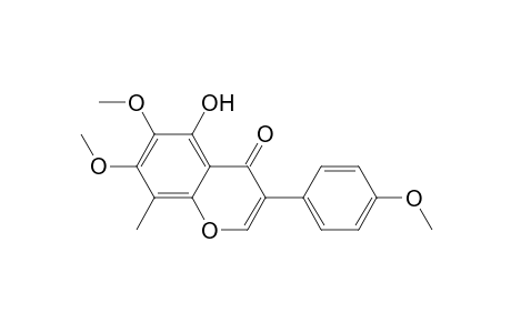 5-HYDROXY-6,7-DIMETHOXY-3-(4'-METHOXYPHENYL)-4H-1-BENZOPYRAN-4-ONE