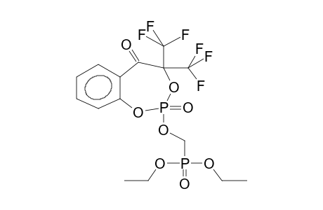 2-(DIETHOXYPHOSPHORYLMETHOXY)-2,5-DIOXO-4,4-BIS(TRIFLUOROMETHYL)-6,7-BENZO-1,3,2-DIOXAPHOSPHEPANE