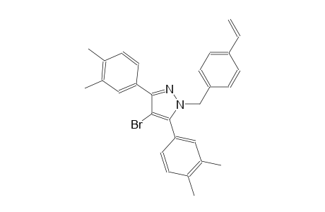 4-bromo-3,5-bis(3,4-dimethylphenyl)-1-(4-vinylbenzyl)-1H-pyrazole