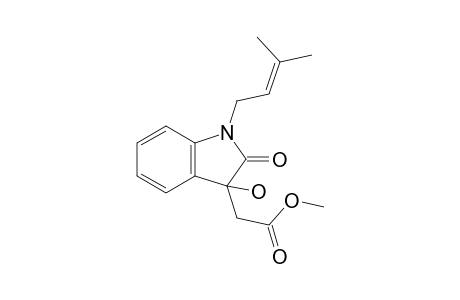 Methyl[3-hydroxy-1-(3-methyl-2-buten-1-yl)-2-oxo-2,3-dihydroindol-3-yl]acetate