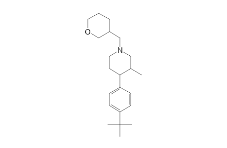 trans-3-Methyl-4-(4-tert-butyl-phenyl)-1-(tetrahydropyran-3-methyl)-piperidine