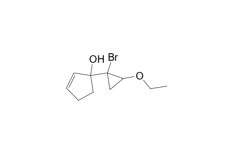 1-(1-Bromo-2-ethoxycyclopropyl)-2-cyclopenten-1-ol