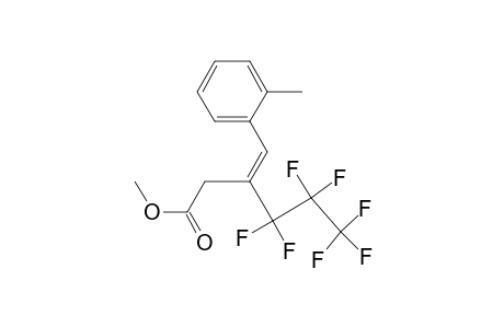 Methyl 3-perfluoropropyl-4-(o-tolyl)but-3-enoate