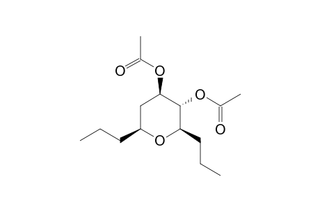 (2,3-anti,3,4-anti,4,6-syn)-2,6-Di(propyl)-3,4-diacetoxyoxacyclohexane