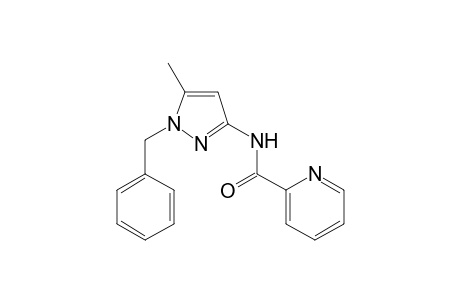 2-Pyridinecarboxamide, N-[5-methyl-1-(phenylmethyl)-1H-pyrazol-3-yl]-