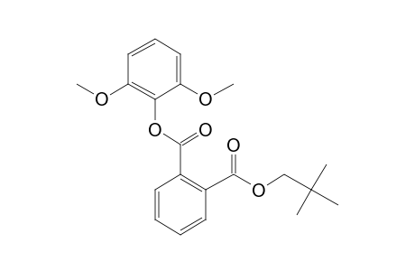 Phthalic acid, 2,6-dimethoxyphenyl neopentyl ester