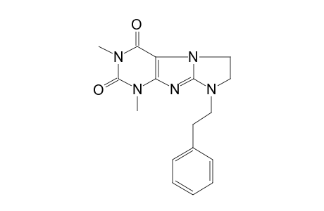 1,3-Dimethyl-8-(2-phenylethyl)-7,8-dihydro-1H-imidazo[2,1-f]purine-2,4(3H,6H)-dione