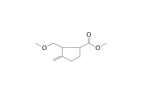 2-(methoxymethyl)-3-methylene-1-cyclopentanecarboxylic acid methyl ester