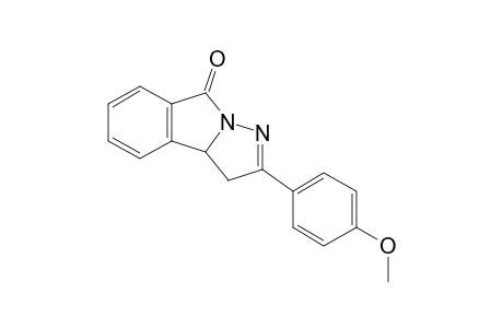 3,3a-dihydro-2-(p-methoxyphenyl)-8H-pyrazolo[5,1-a]isoindol-8-one