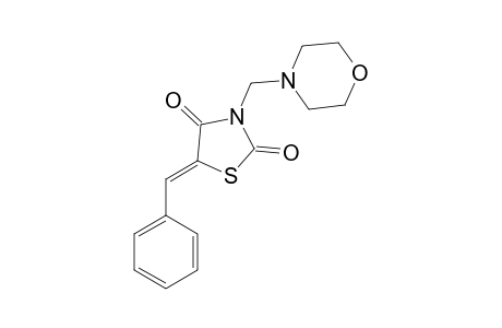 (5E)-5-Benzylidene-3-(4-morpholinylmethyl)-1,3-thiazolidine-2,4-dione