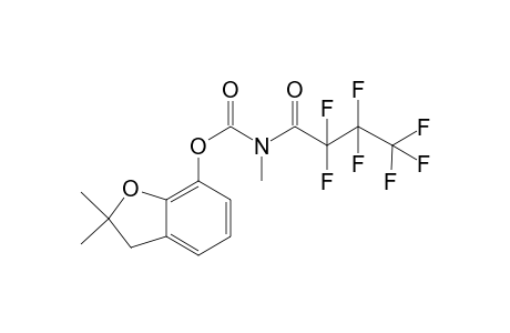 Carbofuran, N-heptafluorobutyryl-