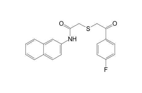 2-([2-(4-Fluorophenyl)-2-oxoethyl]sulfanyl)-N-(2-naphthyl)acetamide