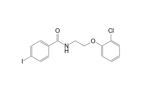 benzamide, N-[2-(2-chlorophenoxy)ethyl]-4-iodo-