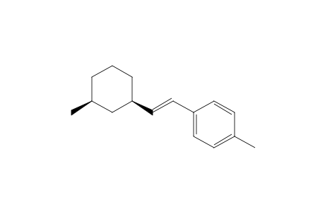 1-methyl-4-[(E)-2-[(1R,3S)-3-methylcyclohexyl]vinyl]benzene