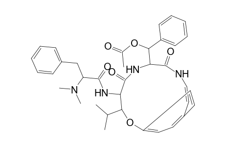 Scutianine D acetate