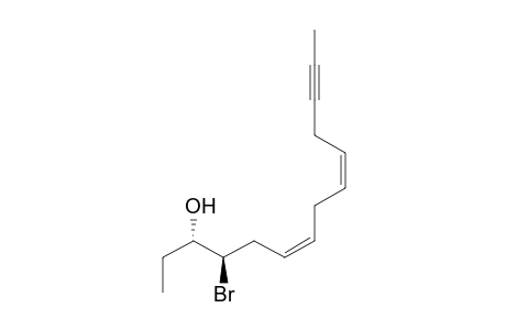 (3S,4R)-4-bromotetradeca-6,9-dien-12-yn-3-ol