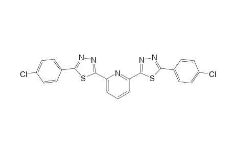 2,6-Bis[5-(4-chorophenyl)-1,3,4-thiadiazol-2-yl]pyridine