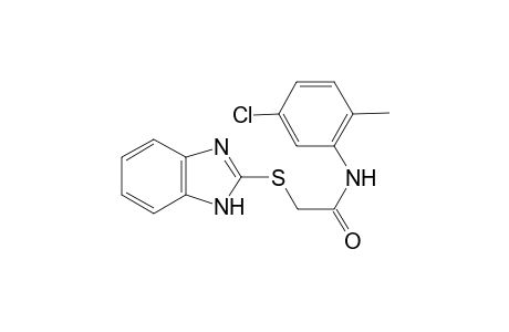 2-(1H-Benzimidazol-2-ylsulfanyl)-N-(5-chloro-2-methylphenyl)acetamide