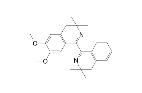 1-(3,3-dimethyl-4H-isoquinolin-1-yl)-6,7-dimethoxy-3,3-dimethyl-4H-isoquinoline
