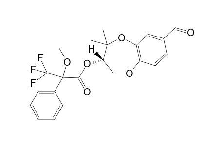 [2,2-Dimethyl-7-formyl-3,4-dihydro-2H-benzo[b][1,4]dioxepin-3-yl.alpha.-Methoxy-.alpha.-(trifluoro)methylphenylacetic acid ester ] (S,S)-MTPA ester